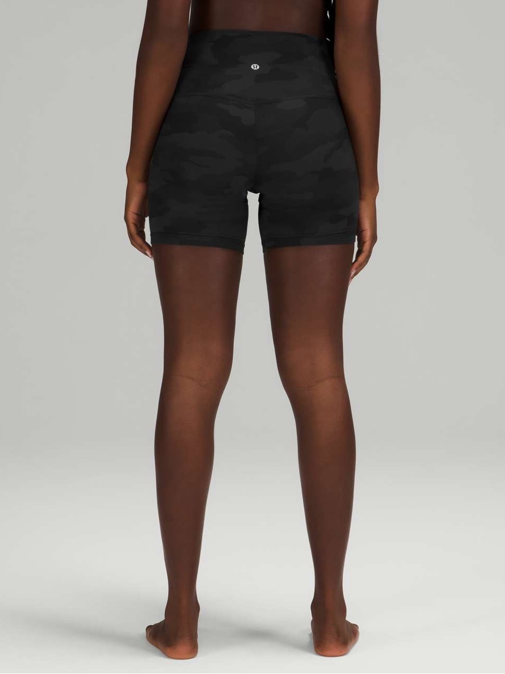 lululemon athletica Black Camo High-Rise Bike Shorts